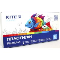 Пластилін "Kite" Classic 6 кольор. 120гр №K-081(40)