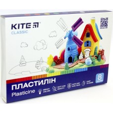 Пластилін "Kite" Classic 8 кольор. 160гр №K-082(30)
