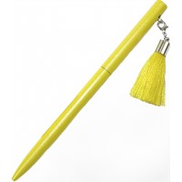 Ручка кульк.метал. "Maxi" №MX16367 з брелоком-китичкою,синя(50)