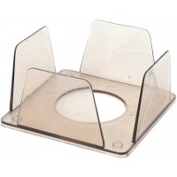 Бокс для паперу КіП 90х90х45мм димчастий 