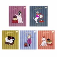 Зошит А5 YES 24арк. кліт. фольга золото,УФ виб "Exquisite doggy" №767536(10)(160)