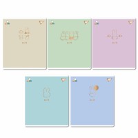 Зошит А5 YES 24арк. лін. софт тач,фольга золото "Gold Miffy" №767543(10)(160)