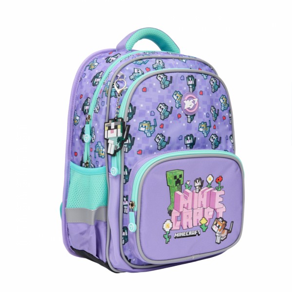Рюкзак "Yes" S-72 Р-25  Minecraft Pinky 2від.,3карм.№550012(14)