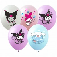 Кулька повітр. латексна 12"/30см "Мелоді та Куромі" №5145/Art Show/(50)