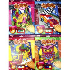 Набір для творчості Danko toys Розмальовка блискітками РГН-05 mini