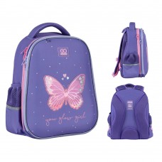 Рюкзак каркасний "GoPack" Education Glowing 2від.,2карм. №GO25-165M-4(4)