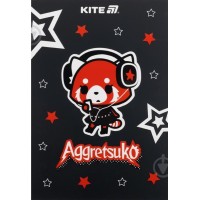 Блокнот А5 50арк. кліт. тв. обкл. Aggretsuko №AR25-194/Kite/(10)