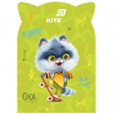 Блокнот А5 48арк. м'яка обкл. Skate cat №K25-461-1/Kite/(40)