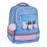 Рюкзак "Yes" S-52 Р-25  Ergo Meow-Meow 2від.,3карм. №559884(10)