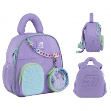 Рюкзак "Kite" Kids Purple Bunny 1від.,3карм. №K25-2737XXS-1