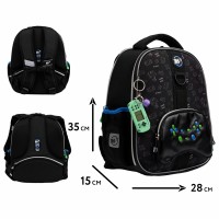 Рюкзак каркасний "Yes" H-100 Р-25 Game On! 2від.,4карм. №559897+подарунок сумка №550045(4)