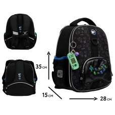 Рюкзак каркасний "Yes" H-100 Р-25 Game On! 2від.,4карм. №559897+подарунок сумка №550045(4)