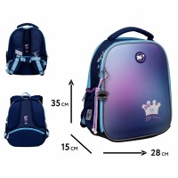 Рюкзак каркасний"Yes"H-100  Р-25  Little Queen2від,3карм.№559847+подарунок сумка№550047(4)