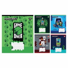 Зошит 12арк. кос. лін. YES Minecraft Walls №767565(25)(500)