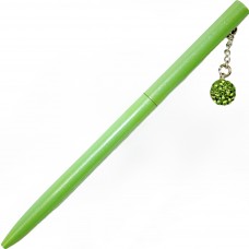 Ручка кульк.метал. "Maxi" №MX16353,із сяючим брелоком, вкритим кристалами,синя(10)(50)