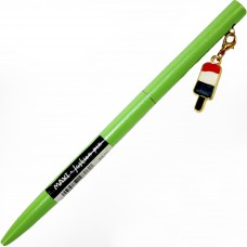 Ручка кульк.метал. "Maxi" №MX16373 Snack,з брелоком,синя(10)(50)