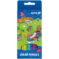 Олівці кольор. 12 кольор. "Kite" №HW25-051-2 Hot Wheels-2(12)(240)