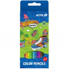 Олівці кольор. 12 кольор. "Kite" №HW25-051-2 Hot Wheels-2(12)(240)