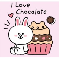 Картини по номерах "Лайн Френдс.Коні та шоколадний мафін" 25х25см №955034/Santi/(30)