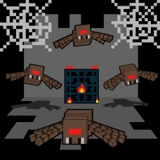 Картини по номерах "Майнкрафт. Печера з павуками" 25х25см №955473/Santi/(30)