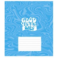 Зошит 18арк. кліт. Star "Good vibes only(дівч)" ВД-лак №018-3561K(25)(250)