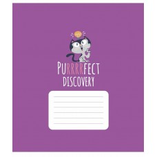 Зошит 18арк. лін. Школярик "Purrrfect cats" ВД-лак №018-3562L(25)(250)
