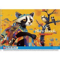 Альбом для малюв. на пруж. 20/120 А4 №PB-SC-020-8046/Школярик/(9)(90)