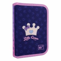 Пенал "Yes" Little Queen тв.,одинар.,з 1 клап. №HP-03/533660(48)