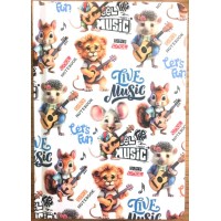 Блокнот А6 64арк. б/лін. №9530/БК038/31/Мандарин/(120)