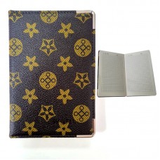 Блокнот А6 120арк. кліт. шкірзам. Warmly №72-18/140049/Leader/