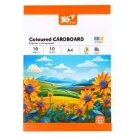 Картон кольор. А4 одностор.10арк. O'range Line №954895/Yes/(25)