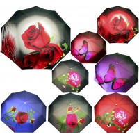 Парасолька жін. автомат "Rain Flowers" №1090(12)(48)