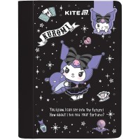 Блокнот А5 60арк. кліт. тв. обкл. Kuromi з магнітною закладкою №HK25-192/Kite/(20)(40)