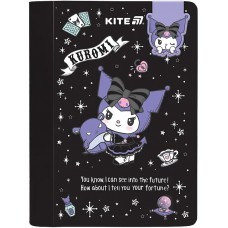 Блокнот А5 60арк. кліт. тв. обкл. Kuromi з магнітною закладкою №HK25-192/Kite/(20)(40)