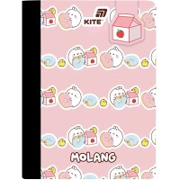 Блокнот А5 60арк. кліт. тв. обкл. Molang з магнітною закладкою №ML25-192/Kite/(20)(40)