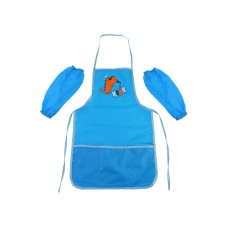 Фартух для творч. з нарукавниками "Maxi" №MX61490-11 49х30см, 4-7років, блакитний(20)