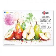 Скетчбук для акварелі 20/200 А5 №743294/Santi/(1)