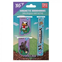 Закладка магніт. "Yes" №708344 Minecraft.Spring 3 шт,блакитні(10)(50)