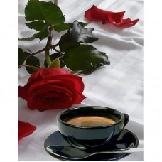 Набір з алмазною мозаїкою "Кава в постіль" 40х50см №JSFH85890/Strateg/