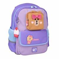 Рюкзак "Yes" S-104 Р-25  Line Friends Pretty Choco 1від.,4карм. №559836