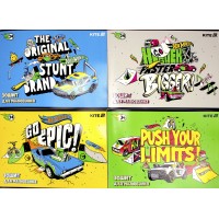 Альбом для малюв. на скобі 24арк. гібр. лак + УФ лак "Hot Wheels" №HW25-242/Kite/(20)(160)