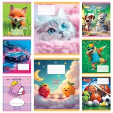 Зошит 12арк. кос.лін. /ТВ/ "Мікс 6" №ТА53117(25)(600)