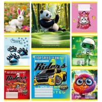 Зошит 12арк. кос.лін. /ТВ/ "Мікс 10" №ТА53121(25)(600)