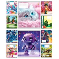 Зошит 12арк. лін. /ТВ/ "Мікс 4" №ТА52110(25)(600)