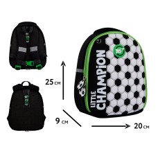 Рюкзак дошкільн. "Yes" K-33 Р-25  Little Champion 1від.№550021(15)