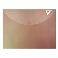 Папка-конверт "Yes" №492292 А4 Fusion на кнопці,димчасто-рожева(12)(60)