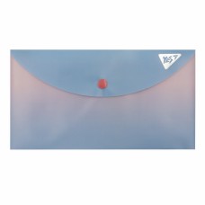 Папка-конверт "Yes" №492297 А6 Fusion на кнопці,рожево-блакитна(10)