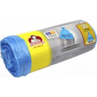 Пакети для сміття "Помічниця" 35л 30шт кольорові №0040(80)