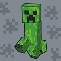 Картини по номерах "Майнкрафт. Кріпер" 25х25см,кольорове полотно №955024/Santi/(30)