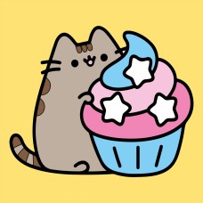 Картини по номерах "Пушин. Кексик" 25х25см,кольорове полотно №955038/Santi/(30)